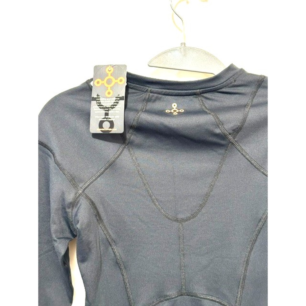 Tommie Copper Women's Small Black Long Sleeve Shoulder Centric Support Shirt NWT - Picture 9 of 11